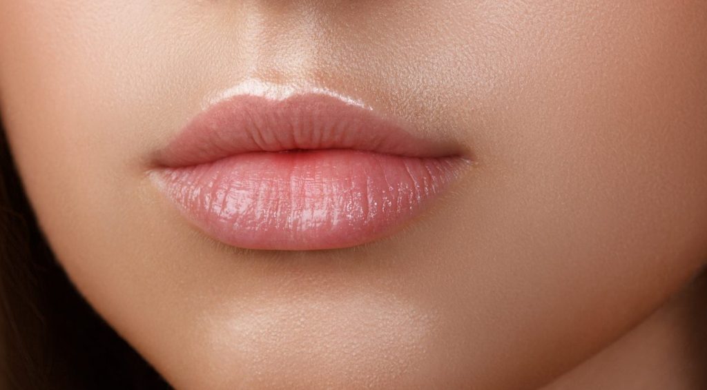 Perfect sexy plump lips