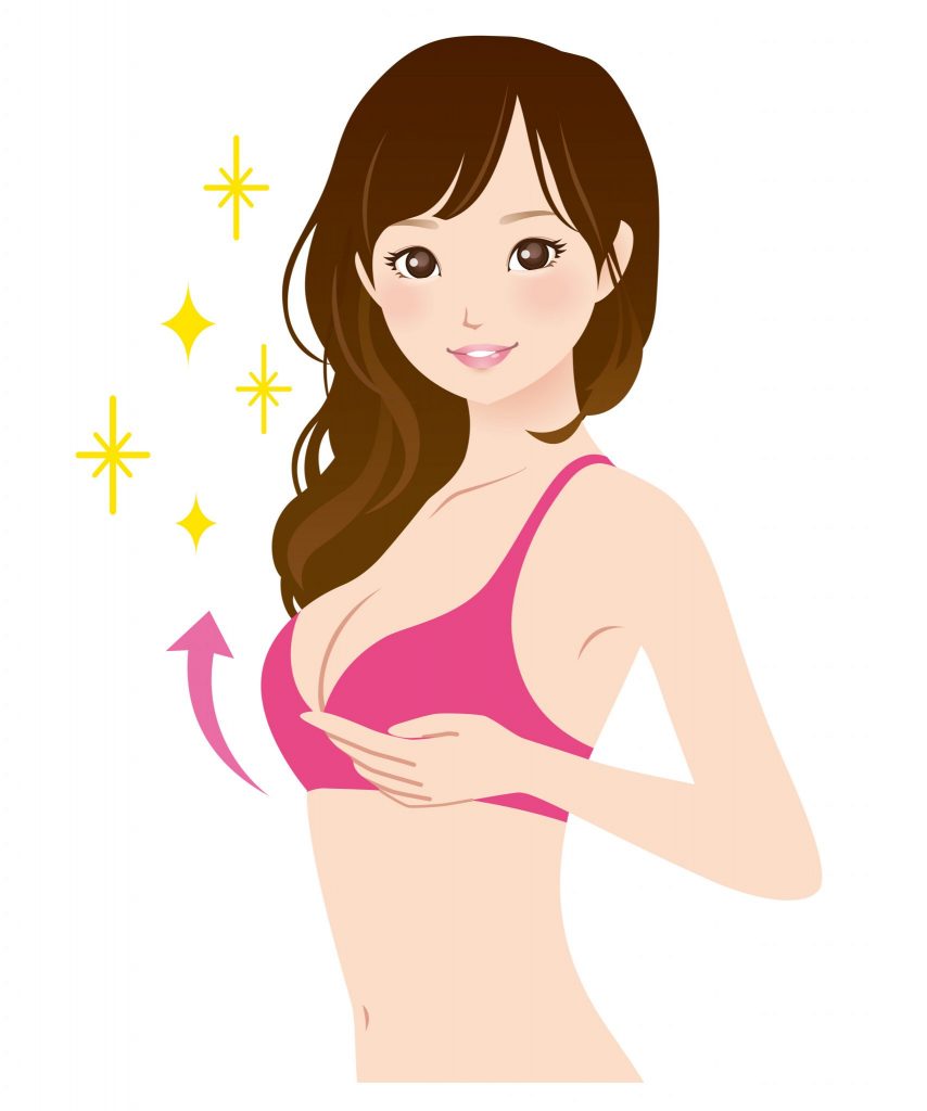 icon of a breast lift lady