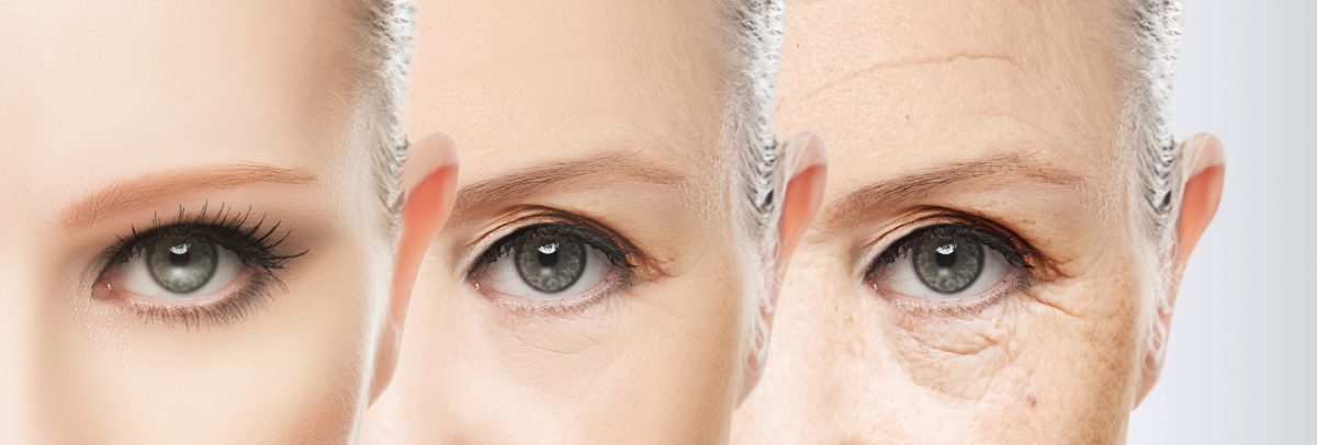 beauty concept skin aging. anti-aging procedures, rejuvenation, lifting, tightening of facial skin in Loudoun, Virginia