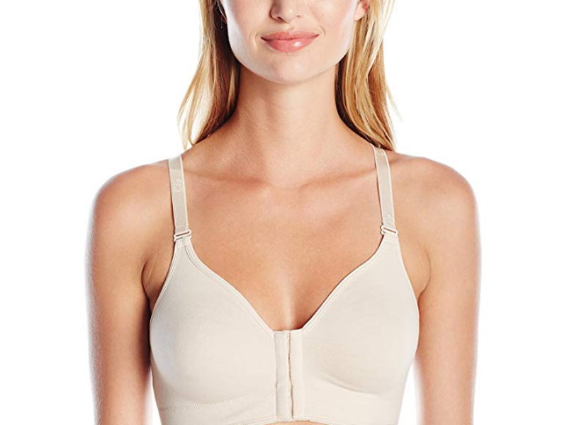 ANNETTE Womens Post-Surgical Softcup Wirefree Bra 