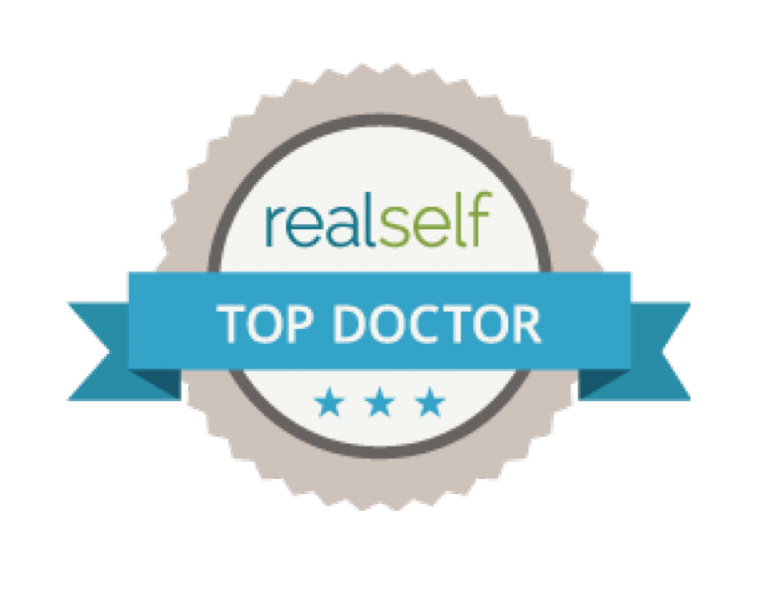 Realself.com award for top plastic surgeon Northern Virginia