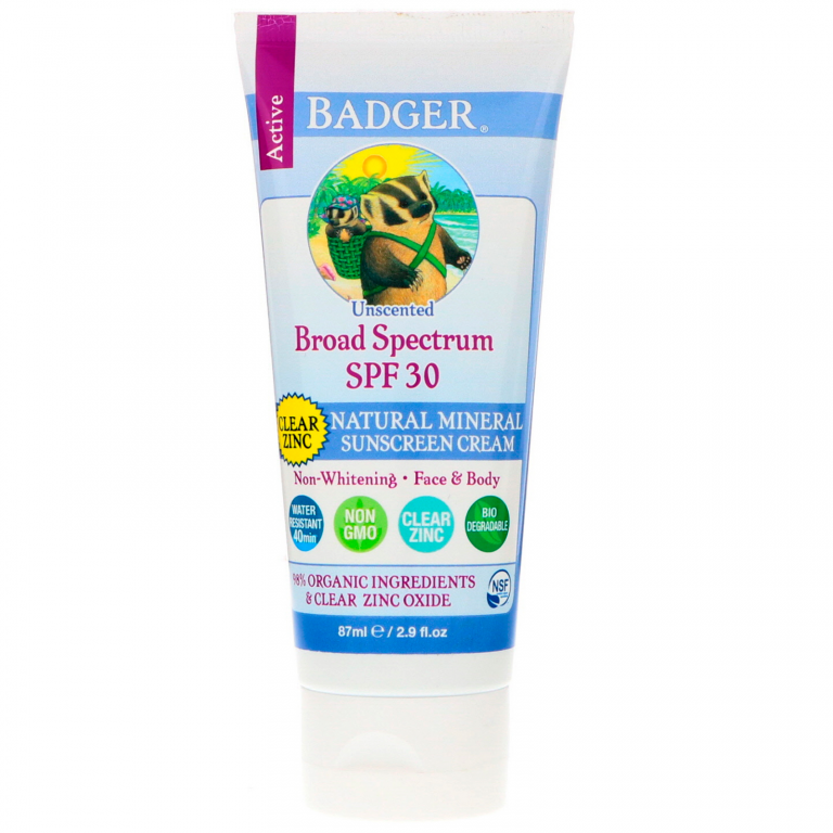 Badger Clear Zinc Sunscreen SPF 30+