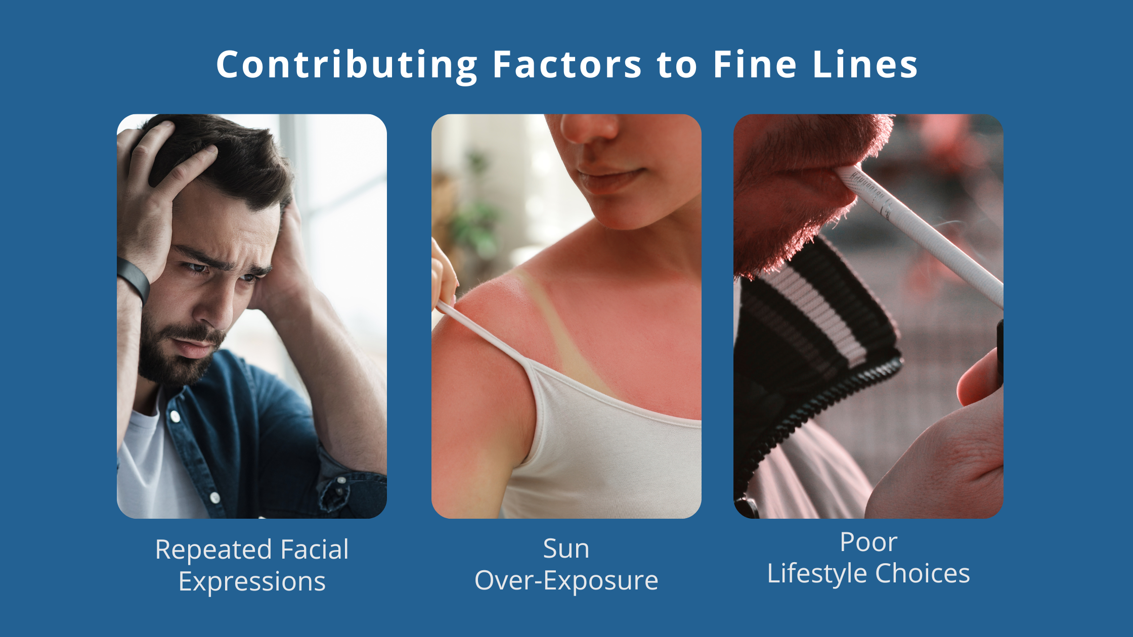 Contributing factors to frown lines
